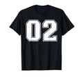 02 Jersey Number Graphic Tee product image