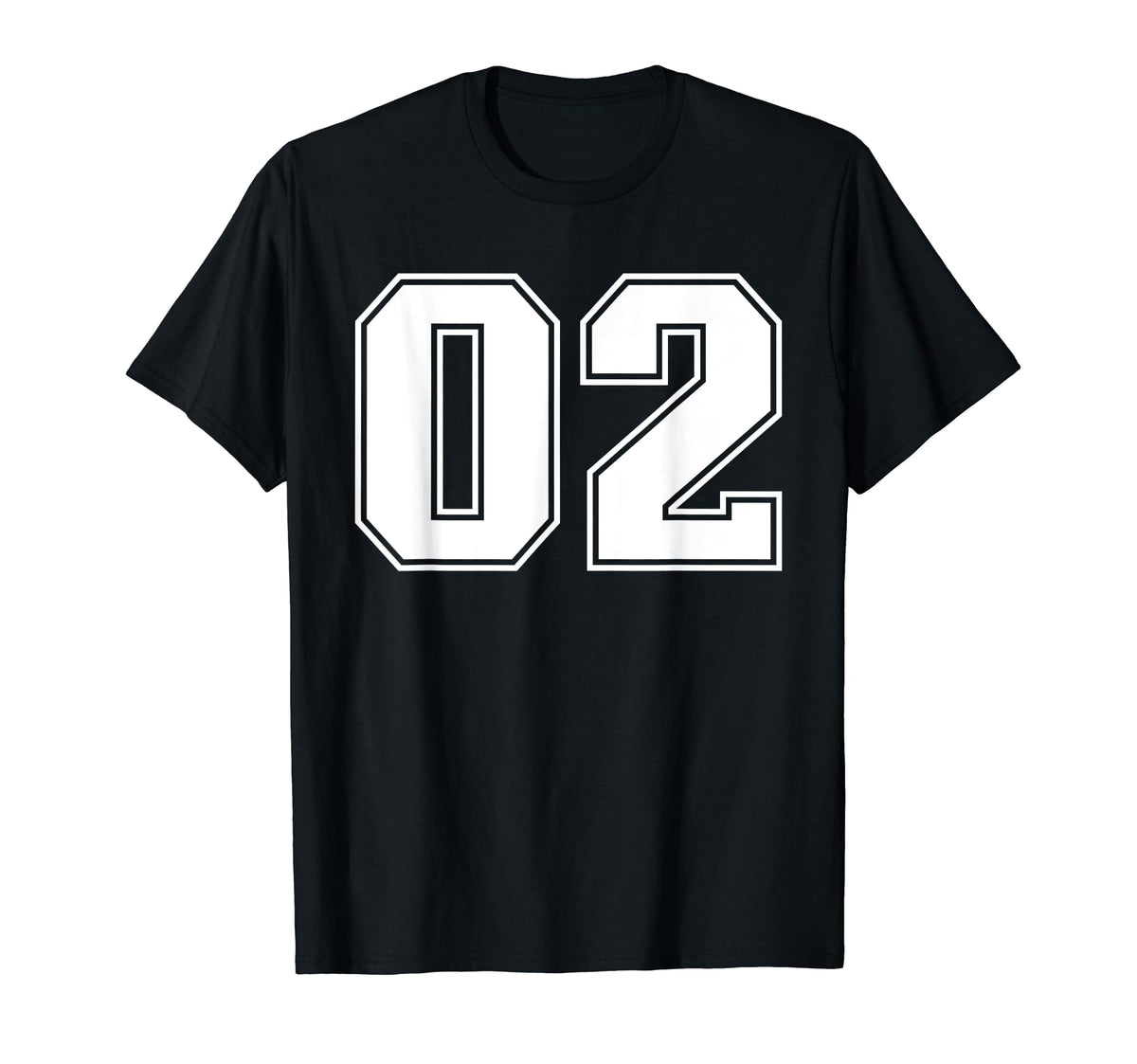 02 Jersey Number Graphic Tee product image