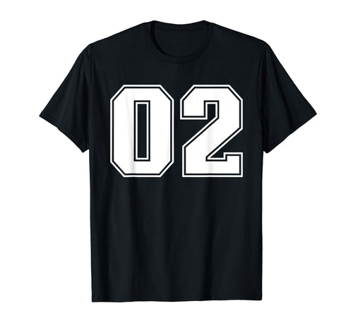 02 Jersey Number Graphic Tee product image