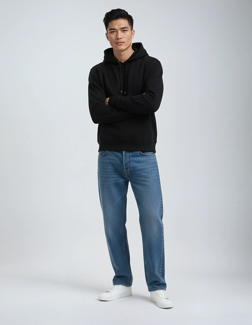 P2016 Heavyweight Pullover Hoodie full body view