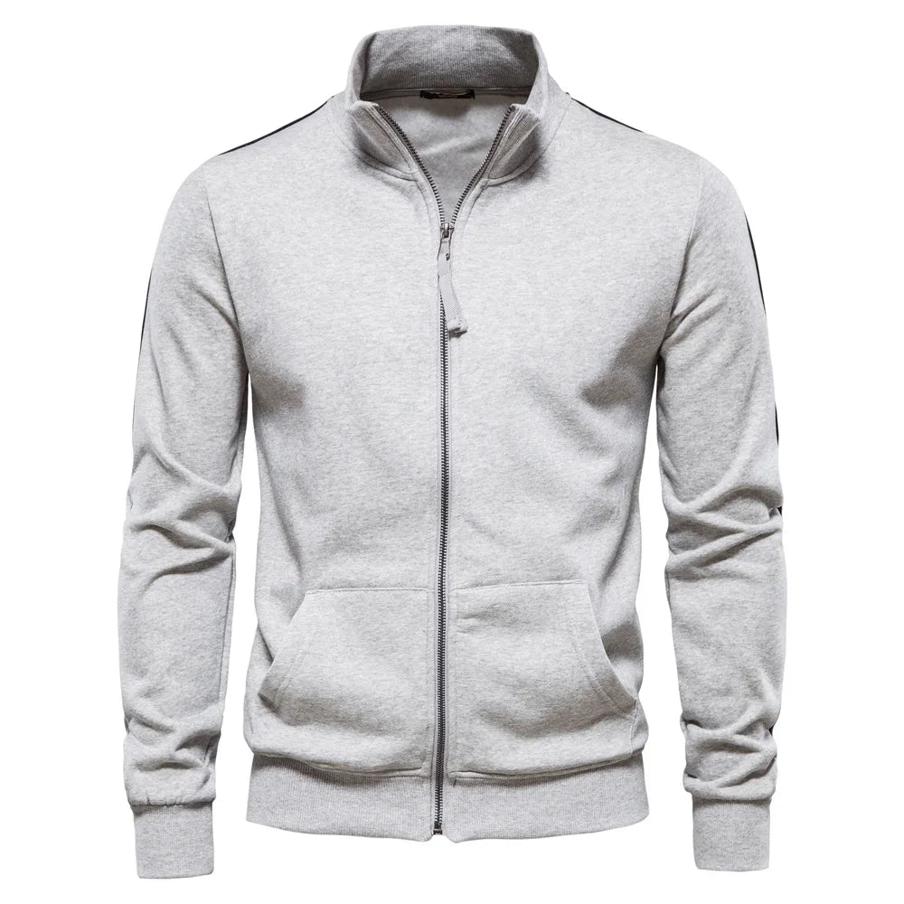 Men's Stand-Collar Zip Hoodie alternate color