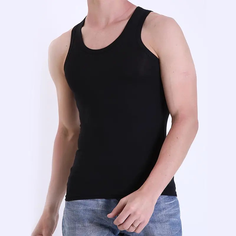 Men's Cotton Sleeveless Tank detail image