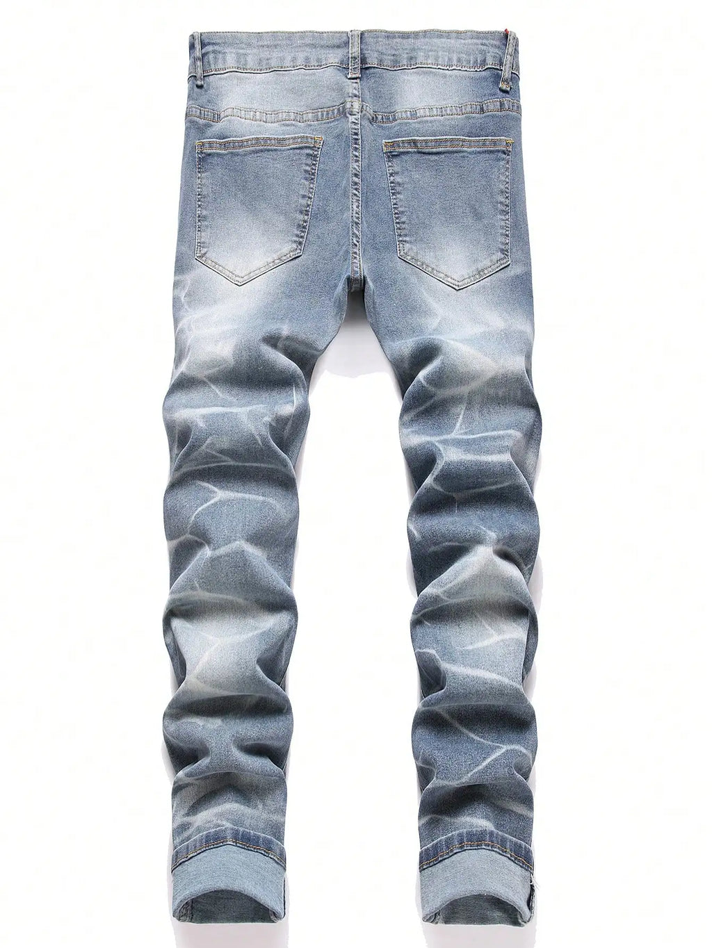 Men's Korean-Style Stretch Jeans detail image