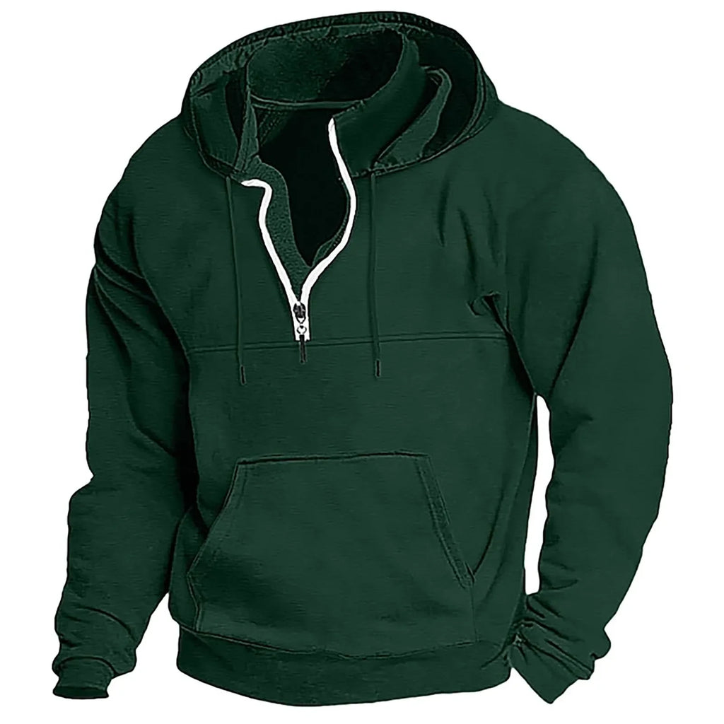 Men's Half-Zip Fleece Hoodie additional product image