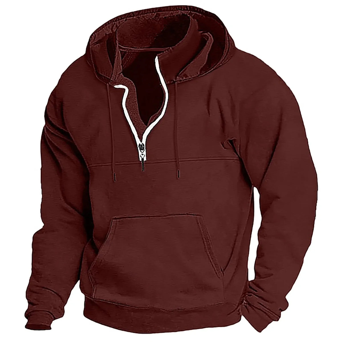 Men's Half-Zip Fleece Hoodie lifestyle view