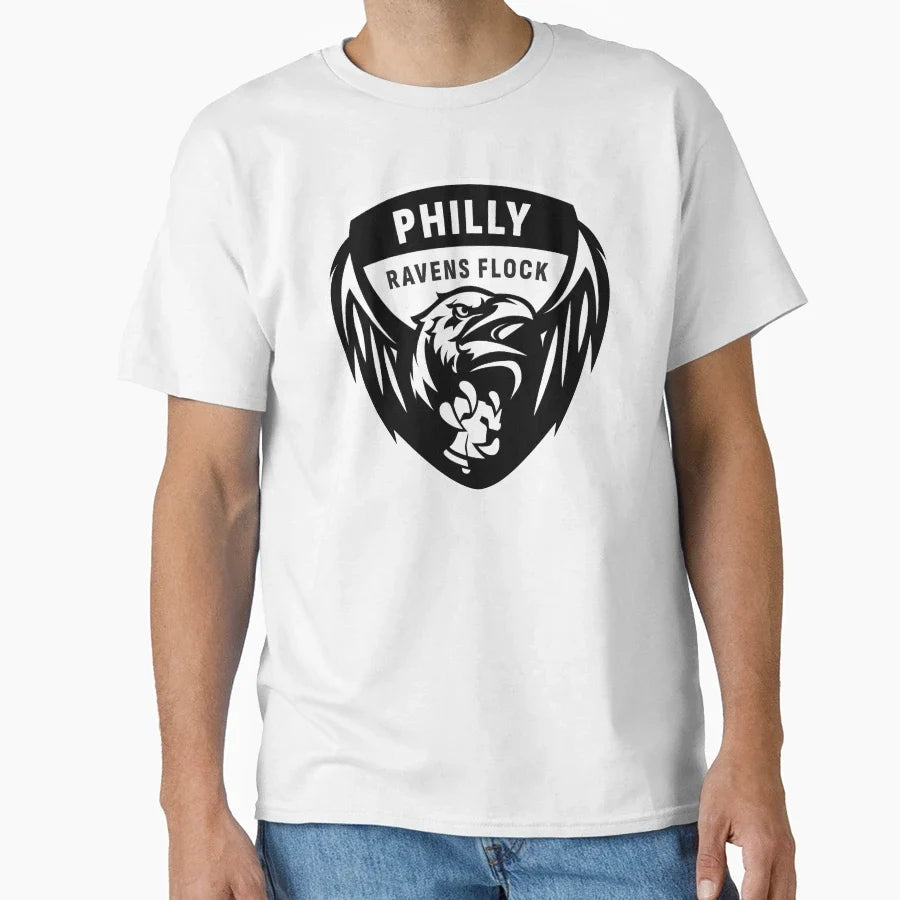 Philly Ravens B&W Graphic Tee product image